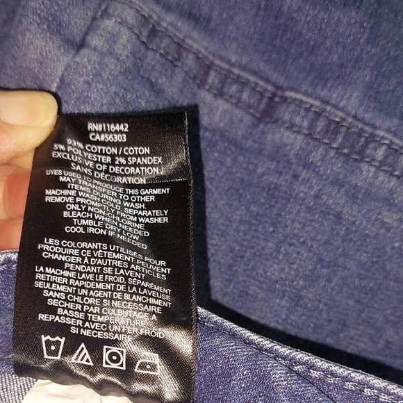 Broken Promises Co. Blue Denim Jeans.Size 0 - Picture 7 of 11